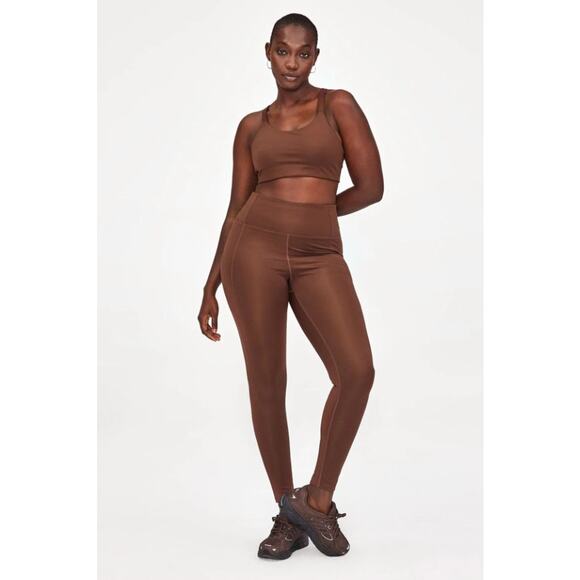 Girlfriend Collective Earth Compressive High-Rise Legging Size XXL Brown